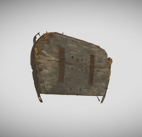 puinen ahkion perälauta